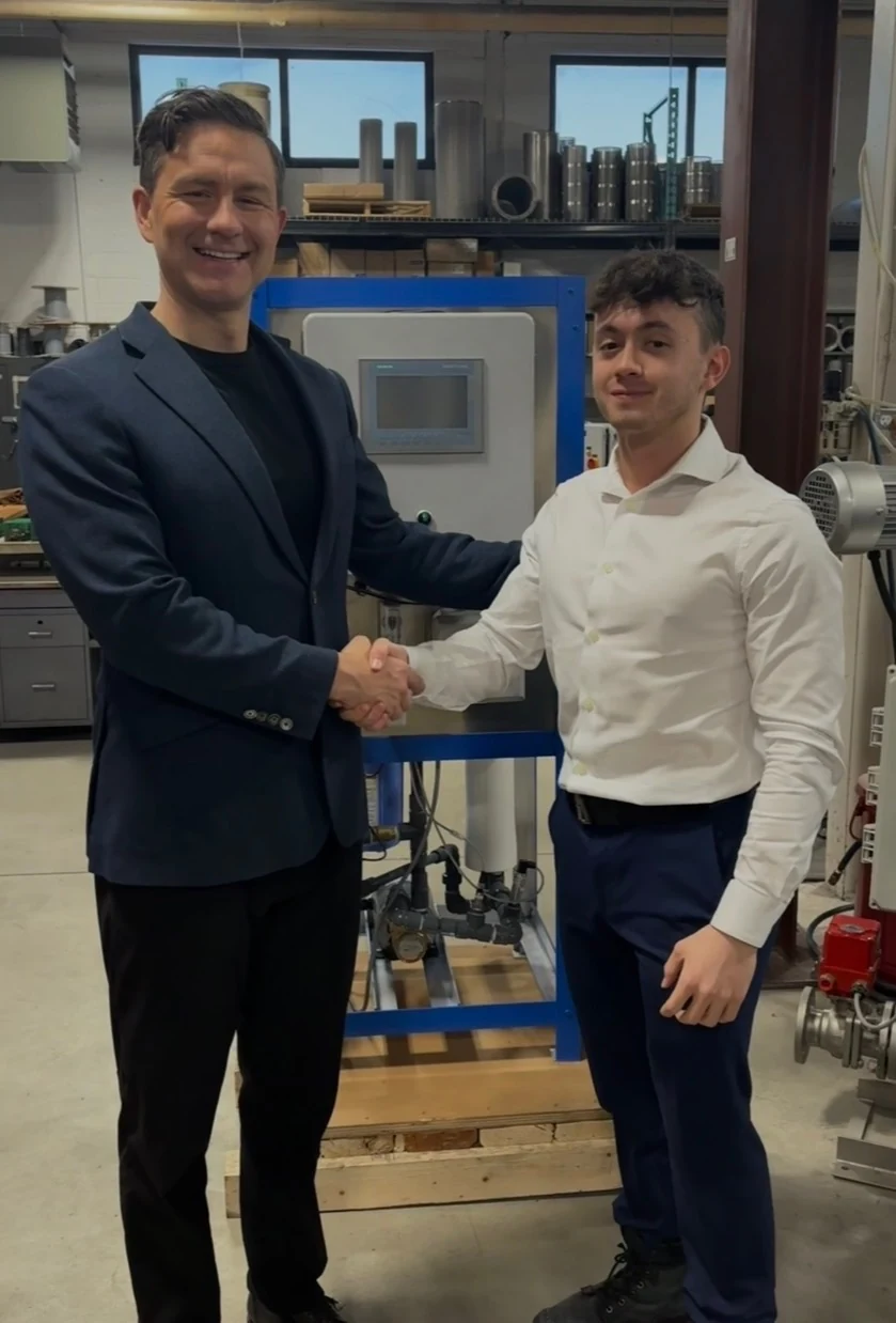 Justice meeting a political figure at a community visit